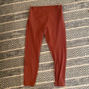 lightly worn lululemon align leggings 25” size 10